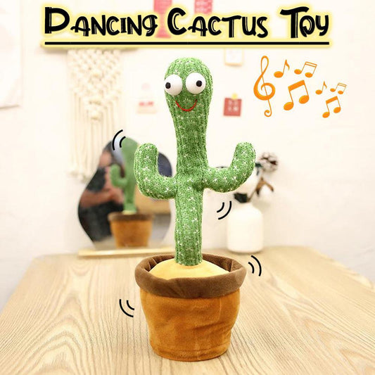 Dancing Cactus Toy | With Talk-Back Repeat Mimic and Speak Option